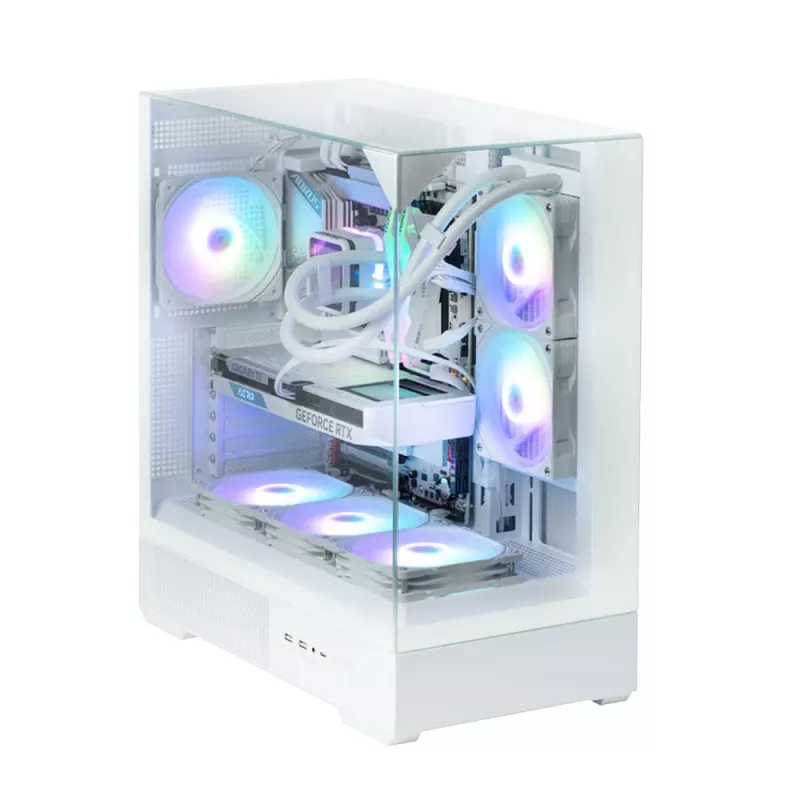 PC case Zalman P40 Prism Valge Midi Tower