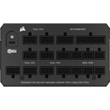 Toiteplokk CORSAIR HX1200 1200 W ATX 24-pin täielikult modulaarne 80 PLUS Platinum must 14 cm ventilaator