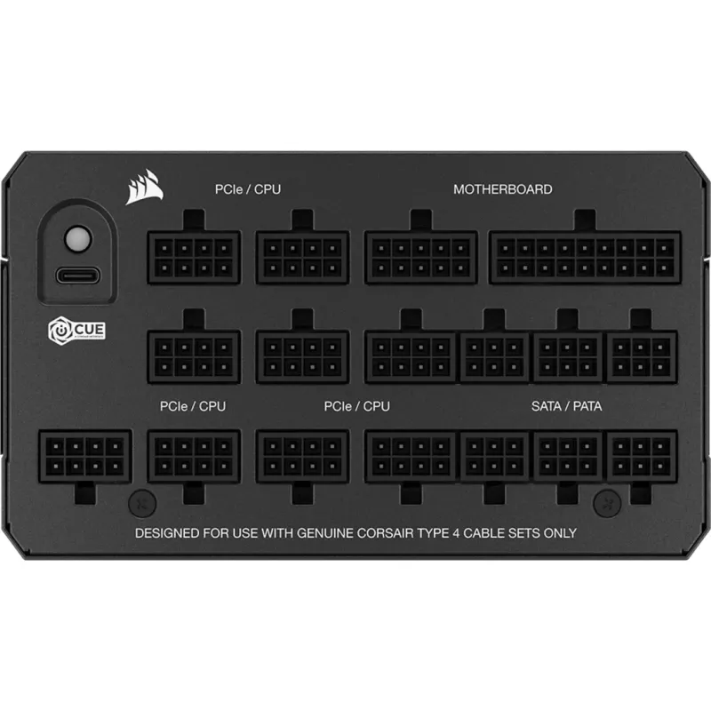 Toiteplokk CORSAIR HX1200 1200 W ATX 24-pin täielikult modulaarne 80 PLUS Platinum must 14 cm ventilaator