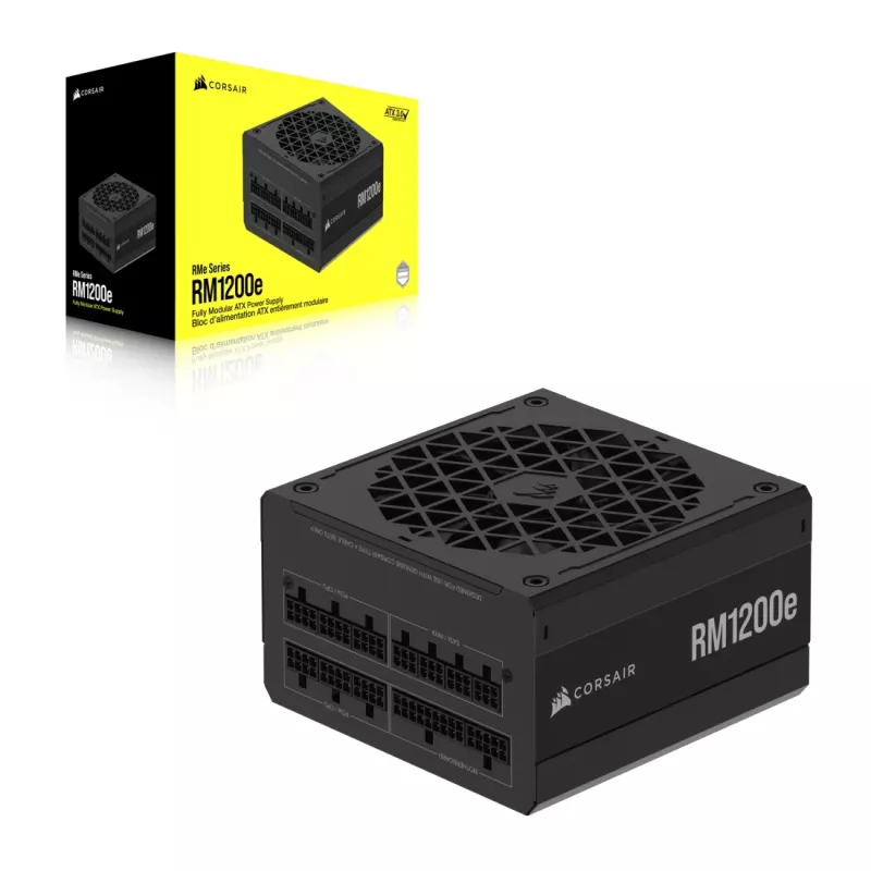 CORSAIR toiteplokk – Rme seeria Rm1200e täismodulaarne madalmüratasemega
