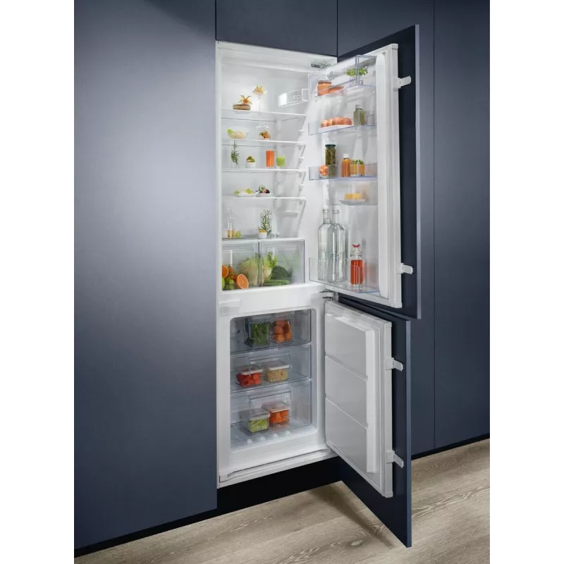 Sisseehitatav külmik Electrolux LNT6NE18S — 257 L, puutetundlik juhtimine, alumine sügavkülm, No Frost, valge