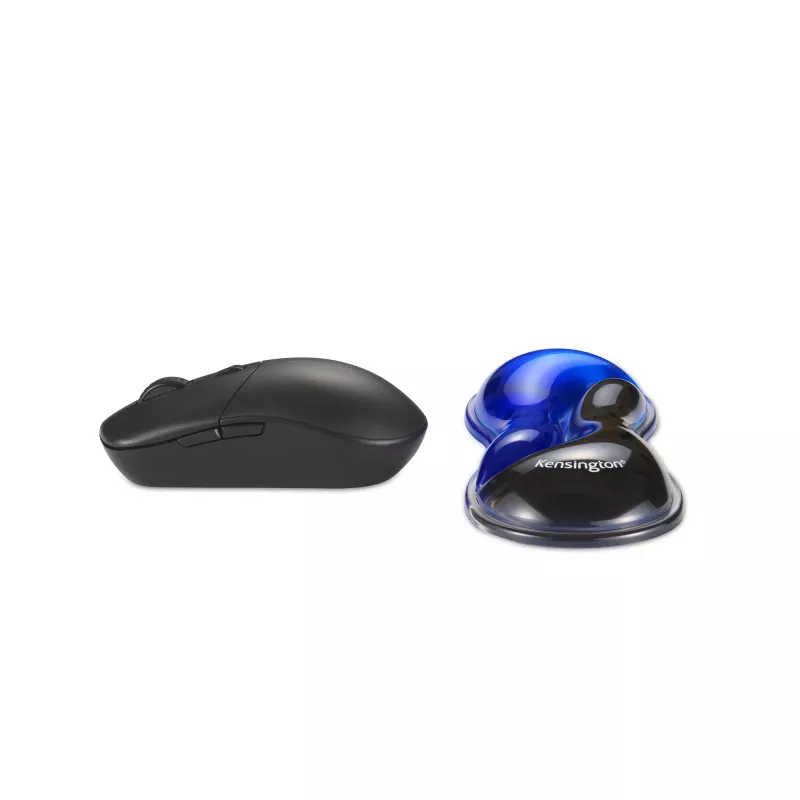 Kensington õhuke Duo Gel hiir/Trackball Wrist Rest - sinine, sinine, geel, termoplastne polüuretaan (TPU), Hiina, MIL-STD-810H Method 504.3 Contamination by Fluids, 192 mm, 72 mm