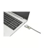 Kensington õhuke NanoSaver 2.0 EQ kombinatsiooniga sülearvutilukk, 1,8 m, Kensington, Kombinatsioonlukk, Roostevaba teras, Tsinkteras, Hõbedane
