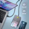 Kaardilugeja Axagon CRE-SM3TC USB 2.0 USB-C Hall SmartMedia