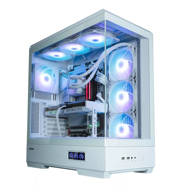 PC korpus Zalman P50 DS Valge Midi Tower