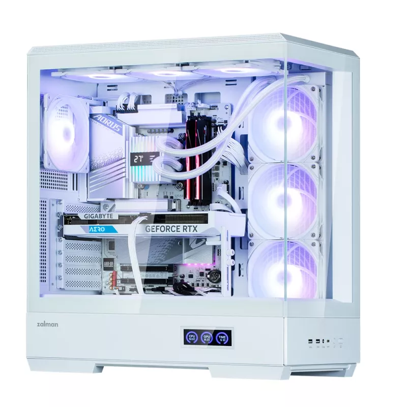 PC korpus Zalman P50 DS Valge Midi Tower