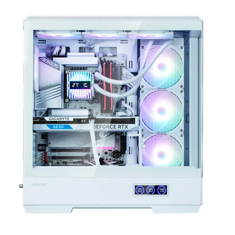 PC korpus Zalman P50 DS Valge Midi Tower