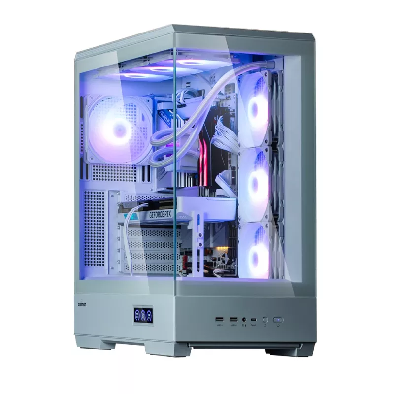 PC korpus Zalman P50 DS Valge Midi Tower
