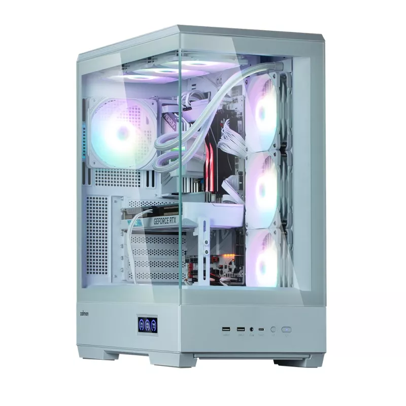 PC korpus Zalman P50 DS Valge Midi Tower
