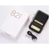 NIIMBOT B21S must – kompaktne Bluetooth rullprinter, 50 mm prindilaius, 60 mm/s, Li-Ion 1200 mAh