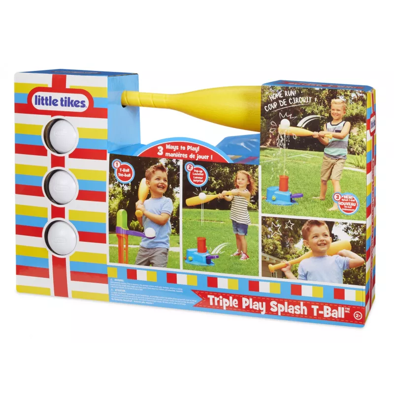 Little Tikes Triple Play Splash T-Ball komplekt, 2 a Little Tikes Triple Play Splash T-Ball komplekt. Soovitatav vanus (min): 2 a, Soovitatav vanus (max): 8 a