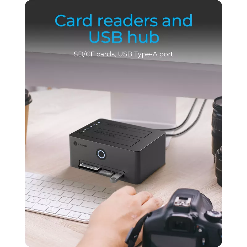 ICY BOX IB-1233CL-CR USB 3.2 Gen 1 (3.1 Gen 1) Type-A Must