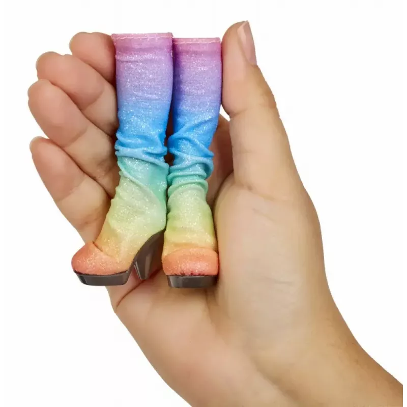 Display pack Mga Accessories Rainbow High Shoes, 27 tk — erinevad nukukingade aksessuaarid