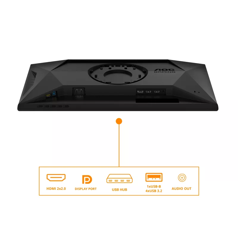 AOC G4 25G4SXU arvutimonitor 62,2 cm (24,5 tolli) 1920 x 1080 pikslit Full HD LED Must, Hall