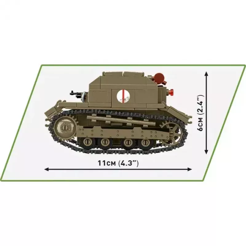 Cobi Blocks Tankette TK-3 ehituskomplekt — 323 tükki