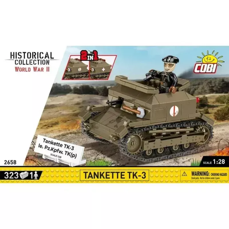 Cobi Blocks Tankette TK-3 ehituskomplekt — 323 tükki