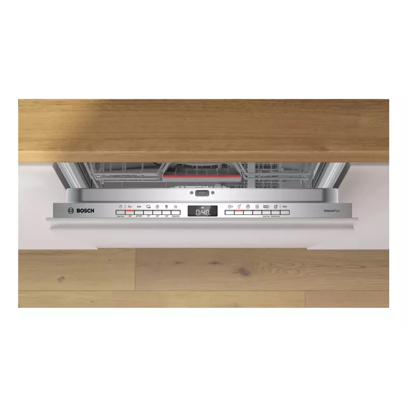 Sisseehitatav nõudepesumasin Bosch SMV4ETX08E — 13 komplekti, 44 dB, täissuuruses 60 cm, energiaklass B