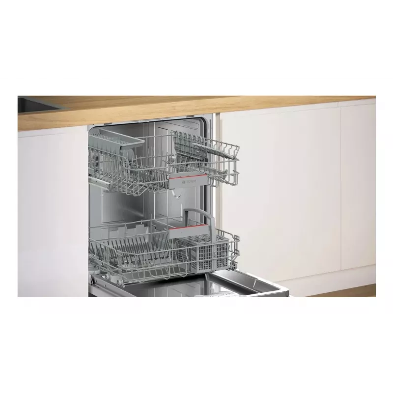 Sisseehitatav nõudepesumasin Bosch SMV4ETX08E — 13 komplekti, 44 dB, täissuuruses 60 cm, energiaklass B