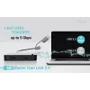 i-tec Universaalne KVM HUB 2x USB-C 2x USB-A 3.0 5000 Mbit/s must
