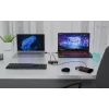 i-tec Universaalne KVM HUB 2x USB-C 2x USB-A 3.0 5000 Mbit/s must