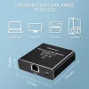 Etherneti jaotur QOLTEC 52294 1x3 RJ45 USB-C toitega