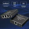 Etherneti jaotur QOLTEC 52294 1x3 RJ45 USB-C toitega