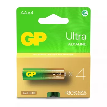 Ühekordne patarei GP Batteries Ultra Alkaline GP15AU AA LR06 Leelis