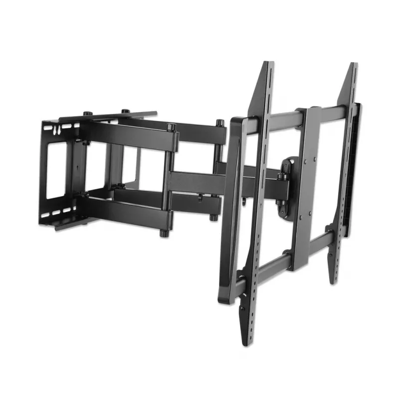 Manhattan seinakinnitus teleritele ja monitoridele (täisliigutusega), ekraanidele 37 inch kuni 100 inch, VESA ühilduvus: kõik vahemikus 200x200mm kuni 900x600mm – kontrollige ekraani tagaküljel olevate nelja kinnitusava mõõtmeid, et veenduda sobivuses, max 80 kg, Must, Kronstein, Eluaegne garantii