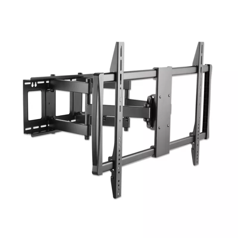 Manhattan seinakinnitus teleritele ja monitoridele (täisliigutusega), ekraanidele 37 inch kuni 100 inch, VESA ühilduvus: kõik vahemikus 200x200mm kuni 900x600mm – kontrollige ekraani tagaküljel olevate nelja kinnitusava mõõtmeid, et veenduda sobivuses, max 80 kg, Must, Kronstein, Eluaegne garantii