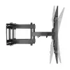 Manhattan seinakinnitus teleritele ja monitoridele (täisliigutusega), ekraanidele 37 inch kuni 100 inch, VESA ühilduvus: kõik vahemikus 200x200mm kuni 900x600mm – kontrollige ekraani tagaküljel olevate nelja kinnitusava mõõtmeid, et veenduda sobivuses, max 80 kg, Must, Kronstein, Eluaegne garantii