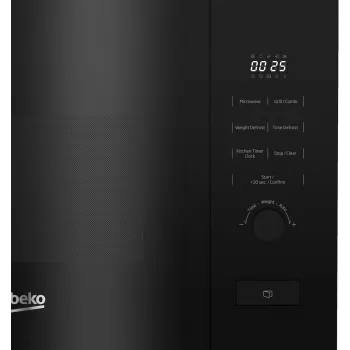 Sisseehitatud mikrolaineahi BEKO BMGB20212B, grill, 800 W, 20 L, pöördnupp ja nupud, 24,5 cm pöördalus, must
