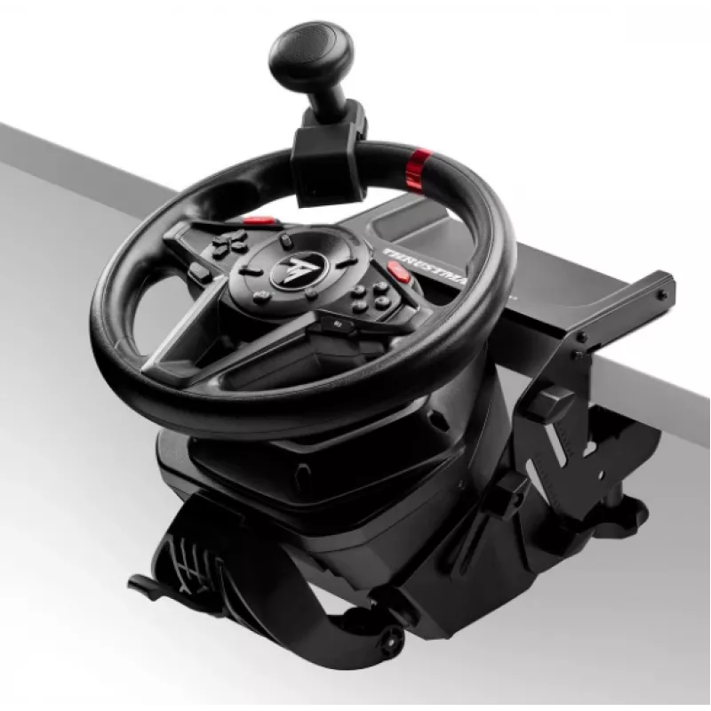 Thrustmaster T128-P Must USB rool + pedaalid Analoog PC, PlayStation 4, PlayStation 5