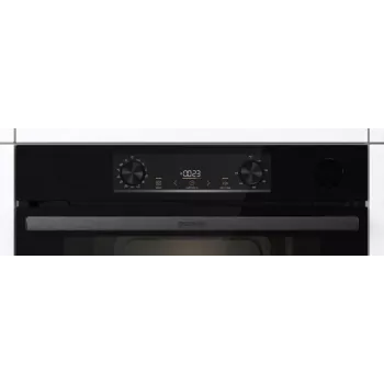 Sisseehitatud elektriahi Gorenje BSA6737E15BG — 77 L, must, digitaalne taimer, konvektsioon, grill, pitsafunktsioon
