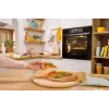 Sisseehitatud elektriahi Gorenje BSA6737E15BG — 77 L, must, digitaalne taimer, konvektsioon, grill, pitsafunktsioon