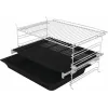 Sisseehitatud elektriahi Gorenje BSA6737E15BG — 77 L, must, digitaalne taimer, konvektsioon, grill, pitsafunktsioon