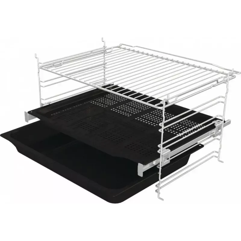 Sisseehitatud elektriahi Gorenje BSA6737E15BG — 77 L, must, digitaalne taimer, konvektsioon, grill, pitsafunktsioon