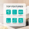 Gorenje Induktsioonpliit GI8432BSCWF, must, sisseehitatav, 60 cm, tsooninduktsioonpliit, klaaskeraamiline, 4 tsooni
