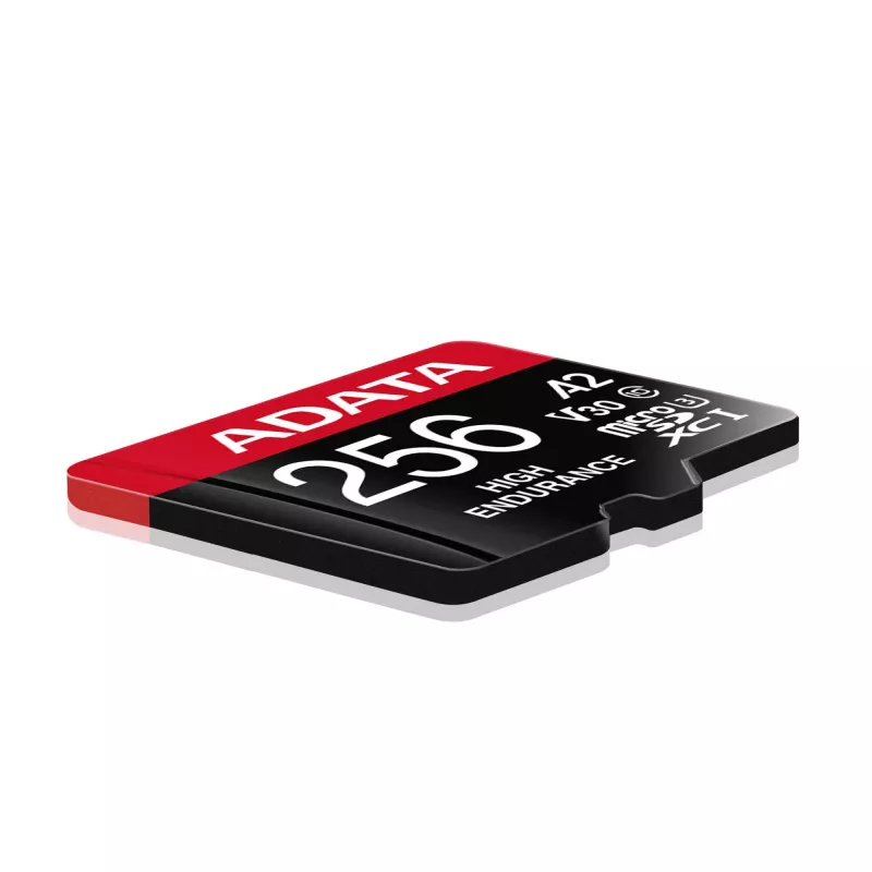 MicroSDXC mälukaart ADATA 256 GB AUSDX256GUI3V30SHA2-RA1 UHS-I Class 10 V30 (lugemine 100 MB/s, kirjutamine 80 MB/s) koos SD-adapteriga