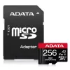 MicroSDXC mälukaart ADATA 256 GB AUSDX256GUI3V30SHA2-RA1 UHS-I Class 10 V30 (lugemine 100 MB/s, kirjutamine 80 MB/s) koos SD-adapteriga