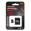 MicroSDXC mälukaart ADATA 256 GB AUSDX256GUI3V30SHA2-RA1 UHS-I Class 10 V30 (lugemine 100 MB/s, kirjutamine 80 MB/s) koos SD-adapteriga