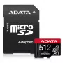 MicroSDXC-mälukaart ADATA 512 GB UHS‑I U3 V30 Class 10 A2, 100/85 MB/s, veekindel