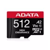 MicroSDXC-mälukaart ADATA 512 GB UHS‑I U3 V30 Class 10 A2, 100/85 MB/s, veekindel