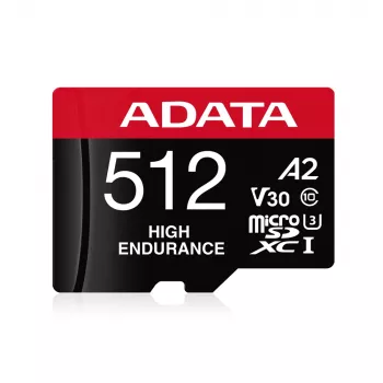 MicroSDXC-mälukaart ADATA 512 GB UHS‑I U3 V30 Class 10 A2, 100/85 MB/s, veekindel