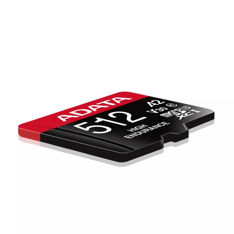 MicroSDXC-mälukaart ADATA 512 GB UHS‑I U3 V30 Class 10 A2, 100/85 MB/s, veekindel