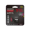 MicroSDXC-mälukaart ADATA 512 GB UHS‑I U3 V30 Class 10 A2, 100/85 MB/s, veekindel