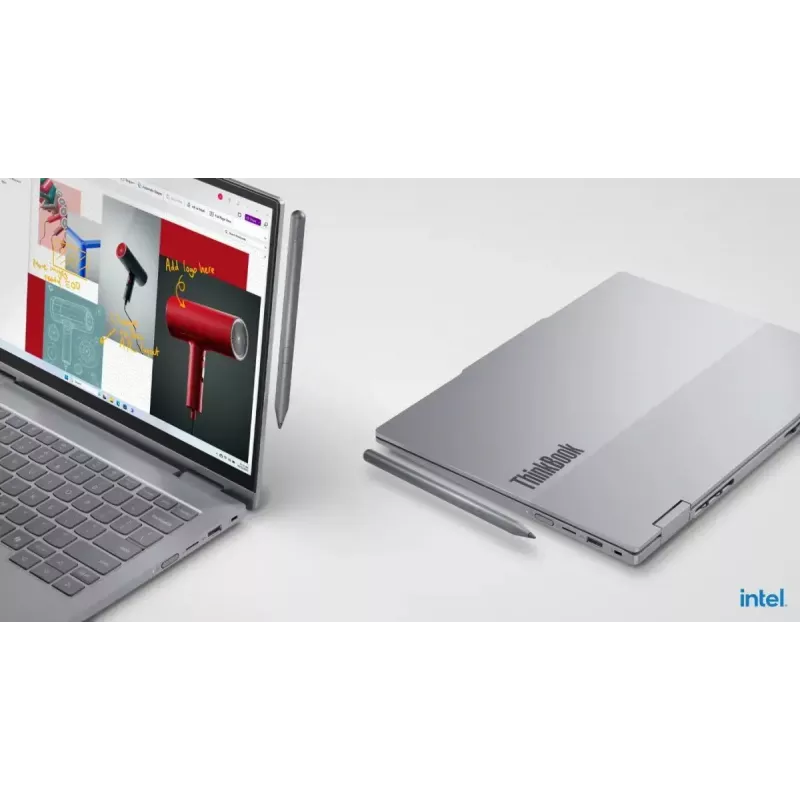 Sülearvuti Lenovo ThinkBook 14 G5 2in1 14,0 tolli Ultra 5 225U 16GB 512GB INT W11Pro Puutetundlik Luna Grey