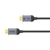 DisplayPort kaabel Unitek C1628GY01-2M — 2 m, DisplayPort 2.1, 7680×4320 @ kuni 240 Hz, 32.4 kanalit, tinatud vask
