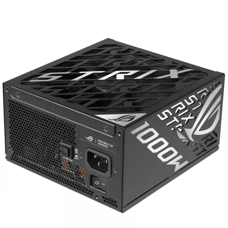 ASUS ROG STRIX-1000P-GAMING toiteplokk 1000 W 20+4 pin ATX ATX Must, Hõbedane