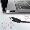 Axagon HMC-5G21 USB 10Gbps jaotur, 2x USB-A, 2x USB-C, HDMI 4k/30Hz, PD 60W, USB-C kaabel