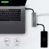 Axagon HMC-5G21 USB 10Gbps jaotur, 2x USB-A, 2x USB-C, HDMI 4k/30Hz, PD 60W, USB-C kaabel